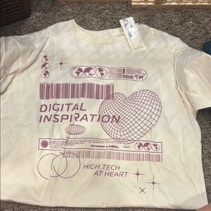 Hello Franki Youth XL Cream Tee